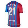 FC Barcelona Frenkie De Jong 21 Hjemme 2021-22 - Herre Fotballdrakt